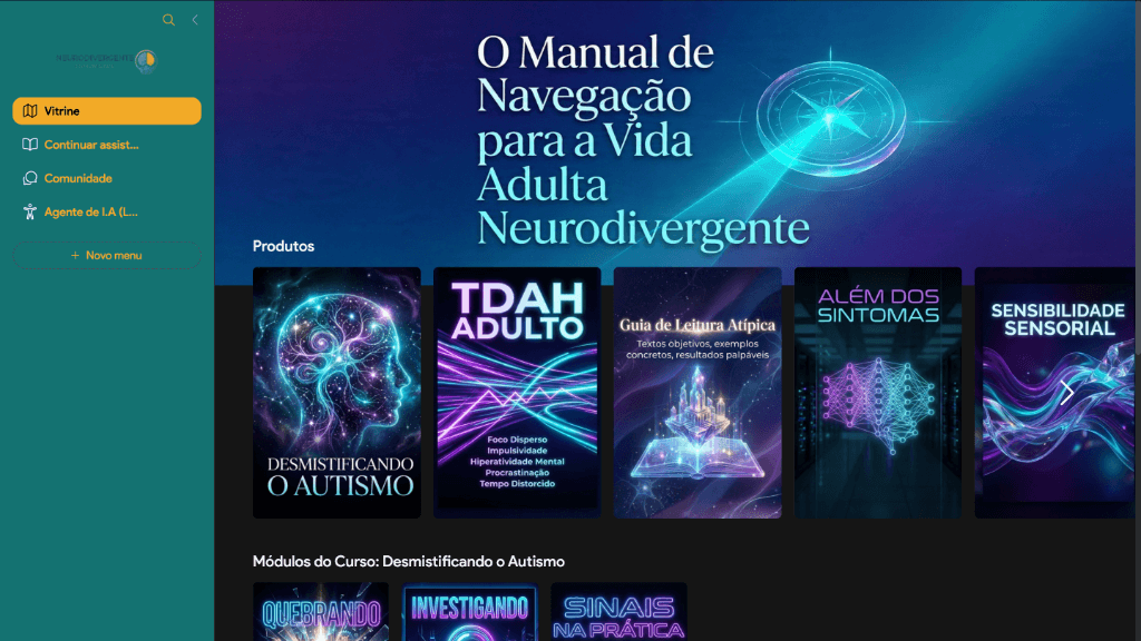 Portal Neurodivergente - Comunidade para TDAH e Autismo